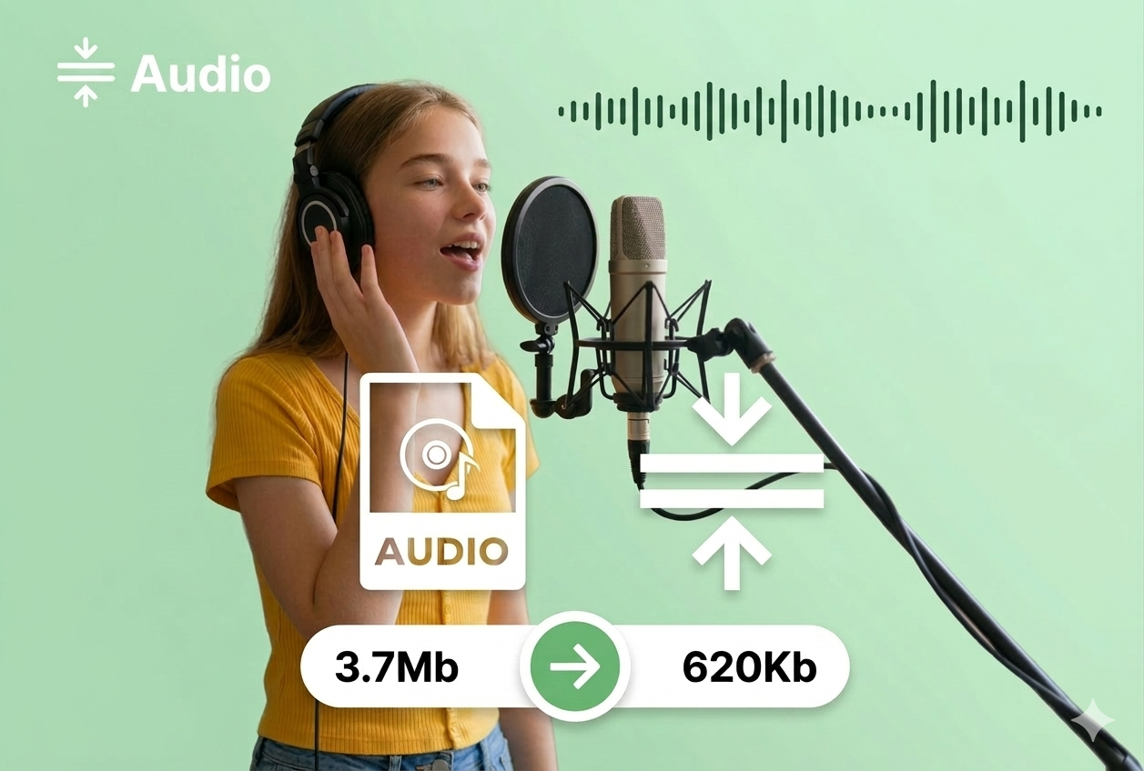 Online Audio Compressor for MP3, WAV, M4A, AAC, and More