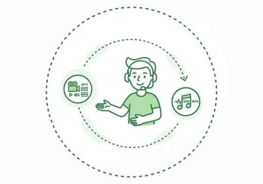 Video to Audio in One Flow