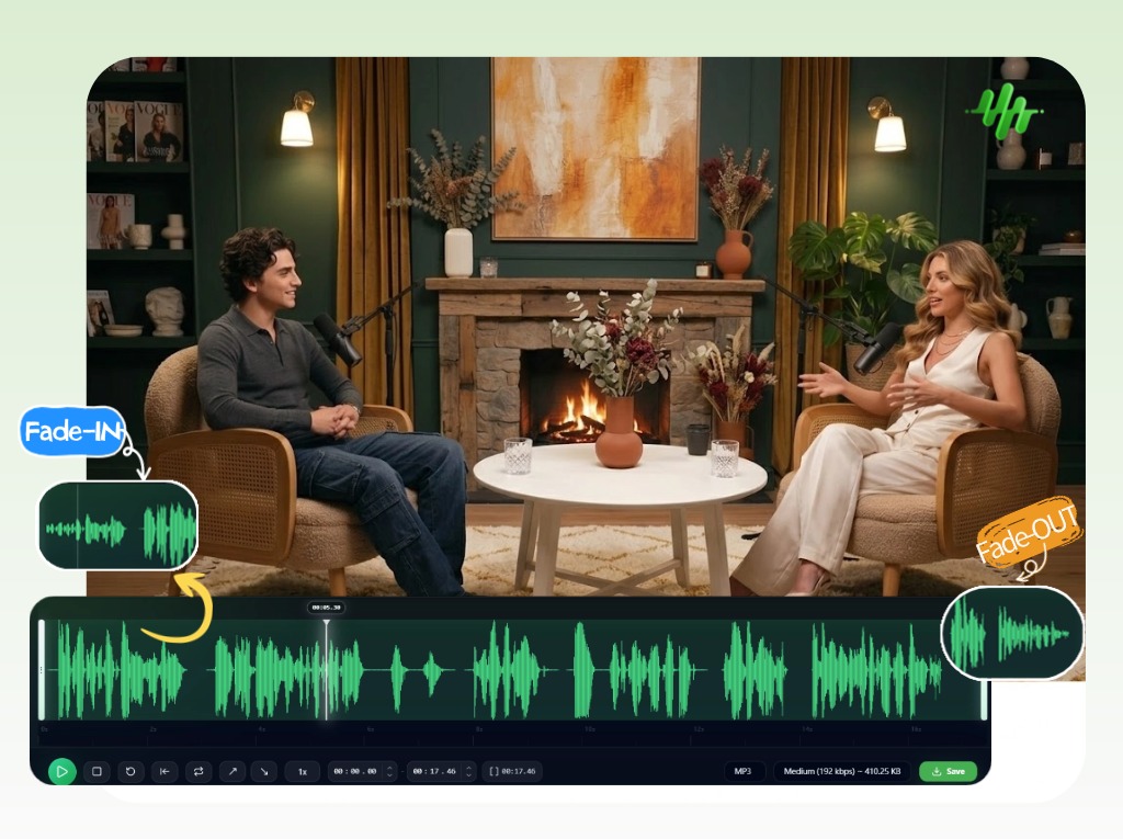 Online-Tool für Audio Fade In und Fade Out
