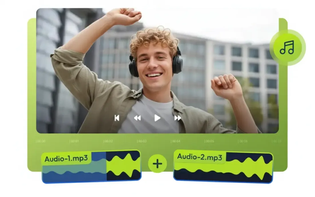 Mehrere Mediendateien der Reihe nach zusammenführen