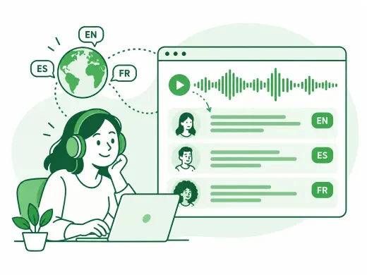 Audio Transcription Across Languages