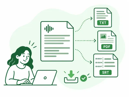 Export Documents and Timed Subtitles