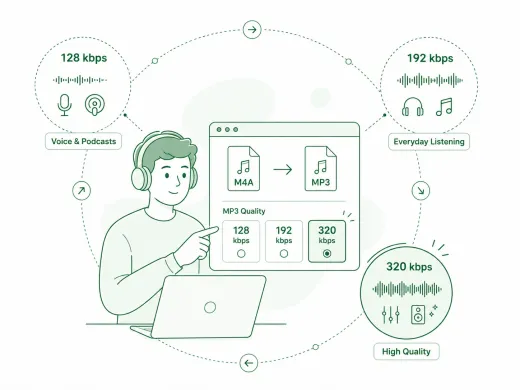 Kualitas MP3 yang Dapat Diatur